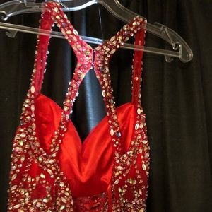 Red prom dress